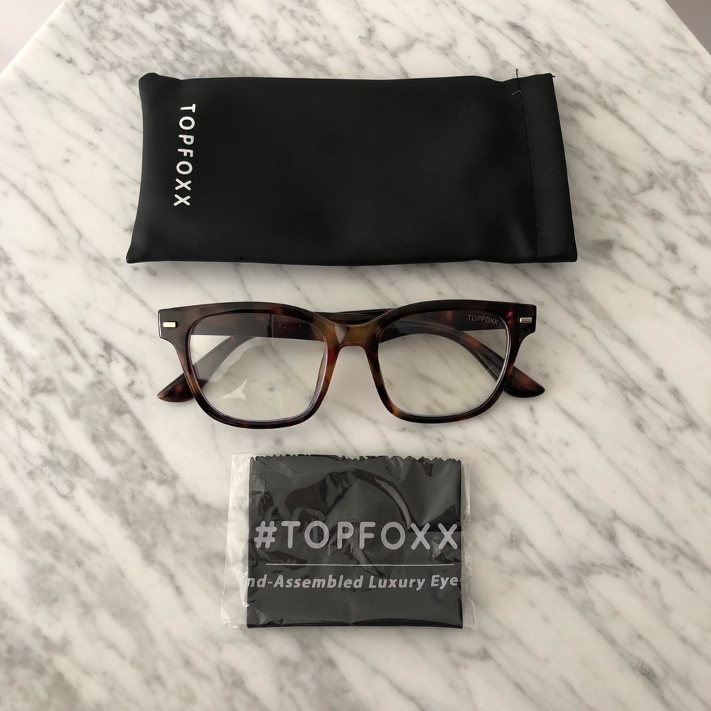 Topfoxx Stella Blue Light Glasses in Tortoise